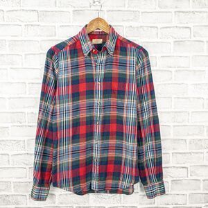 GANT Rugger Men's Country Twill Button up Flannel Shirt Plaid Size Small